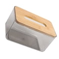 thumbnail image 1 of Cubierta de Caja de Tejido de Madera, Creativo de Gran Capacidad Moderno Titular de Cajas de Tejido Transparente Elegante Para Encimera, 1 of 7