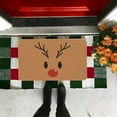 thumbnail image 2 of Reindeer Christmas Doormat Outdoor Entrance Christmas Rug for Outdoor Welcome Mats for Front Door, Brown Indoor Christmas Mat Non Slip Door Mat Indoor or Outdoor for Home Decor, 30 X 17 Inch, 2 of 6