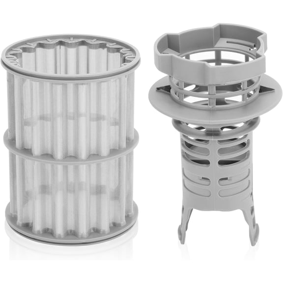 ABPETE 00645038 Dishwasher Fine Filer & Coarse Micro Filter for Bosch Kenmore Thermador Dishwasher, Replaces AP4339631 00651097 PS3479708 PS8730270