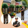 thumbnail image 1 of Figura en miniatura de guardia de de traje negro a escala 1/64, decoración de microescena para regalo de cumpleaños, decoración de casa de, 1 of 8