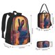 thumbnail image 2 of Fotbe Neon Rabbit In Archway Set Escolar 3 en 1 para Niños - Mochila Duradera con Lonchera Aislante y Estuche para Lápices - Mochila Escolar para Niños y Niñas, 2 of 7