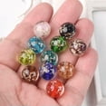 thumbnail image 4 of U8MO 10PCS Round 6/8/10/12/14mm Luminous Handmade Lampwork Glass Loose Beads-Opaque Lake Blue-12mm, 4 of 5