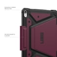 thumbnail image 5 of UAG iPad Air 11" Case (6th-8th Gen 2024-2026) M4/M3 - Rugged Auto Sleep/Wake Folio Cover w/Pencil Holder & Multi-Angle Adjustable Stand, Metropolis SE Bordeaux, 5 of 9