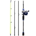 thumbnail image 3 of Graflsoa Blue Lightning 4-Section Carbon Fiber Casting Rod, 2.1m, Lightweight & Durable with Stainless Steel Guides, Ergonomic Handle, and Storage Case, 3 of 7