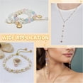 thumbnail image 7 of DESIGNICE 60 Pcs Crimp Beads for Jewelry Making,3.5Mm Spacer Bead Covers,Cord End Crimp Stopper Beads for Bracelet Necklace Ends Accessories,Light Gold and Silver, 7 of 7