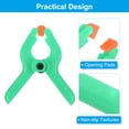 thumbnail image 4 of Uxcell 2 Inch Spring Clamps, 8 Pack Plastic Flexible Anti Slip Strong Clips, Green, 4 of 7