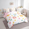 thumbnail image 3 of jejeloiu Cute Floral Daisy 7-Piece Twin Bedding Sets,Multicolor Kawaii Flowers Bedding Comforter Set For Teens Reversible, 3 of 8