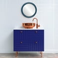 thumbnail image 3 of Pasadena Framed Mirror - Royal Blue, 3 of 6