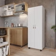 thumbnail image 2 of Mueble Auxiliar Maderkit Alicante Blanco Nevado 60 cm Ancho x 168.9 cm Alto x 40.5 cm Fondo, 2 of 10