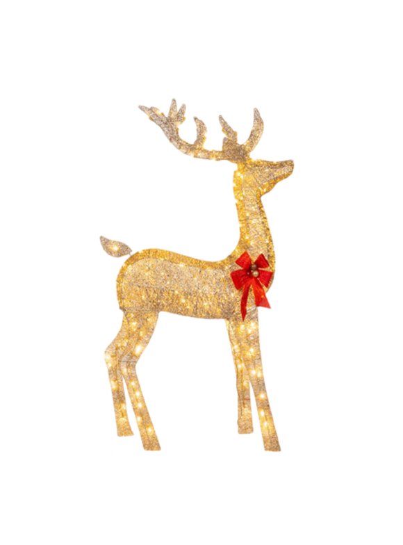 Outdoor Reindeer Decor in Outdoor Christmas Decorations