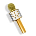 thumbnail image 1 of Microfono Karaoke Inalambrico Con Bluetooth y Bocina Altavoz Dorado Marthing Micrófono Bluetooth Con Mezclador Bocina Recargable Diversion y Entretenimiento Actividades de Karaoke y Familiares, 1 of 9