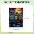 thumbnail image 6 of ONETECH Owls, Full Moon, Psychedelic Art Golf Towel 24x16in - Golf Gift for Men 1PC, 6 of 7