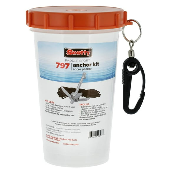 Anchor Pack Scotty #797 con línea de anclaje de 0,6 kg en tarro