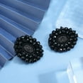 thumbnail image 4 of 1 Box 2Pcs Alloy Rhinestone Shoe Clips Removable Black Bead Shoe Charms Embellishments Crystal Shoes Jewelry Clip Buckles for Women Heels Bridal Wedding Party Bags Hats Accessories, 4 of 6