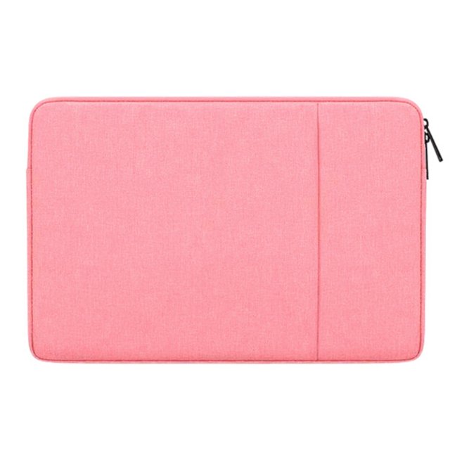 Bolsa para portátil de microfibra impermeable de 15 a 16 pulgadas, rosa