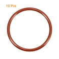thumbnail image 2 of Silicone O-Ring 44mmx37.8mmx3.1mm VMQ Seal Rings Sealing Gasket Red 10PCS, 2 of 3