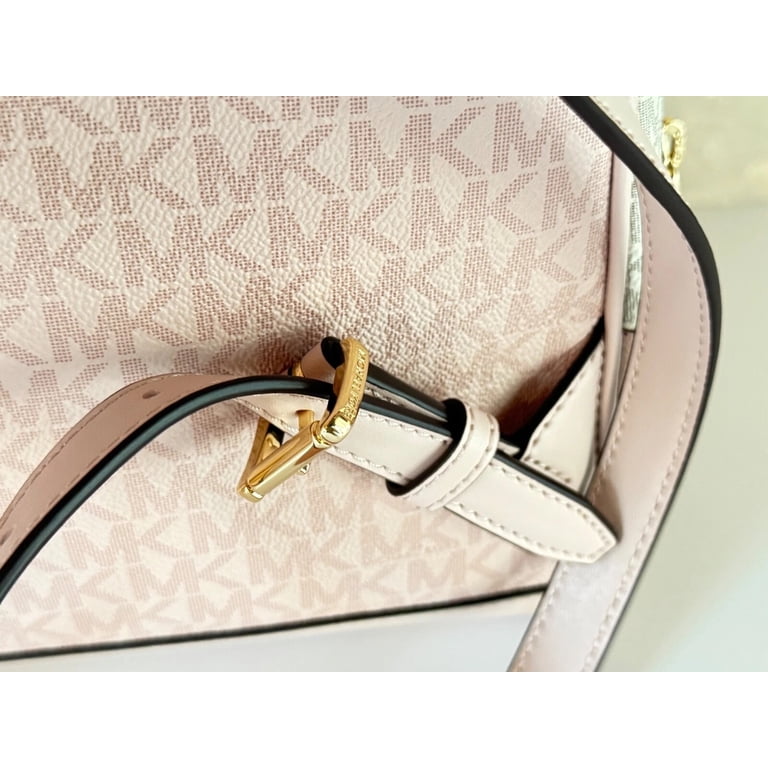 Michael Kors Blush Pink Logo Backpack Jaycee Medium Signature Logo Backpack in POWDER BLUSH - Sale  main image 3
