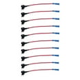 thumbnail image 3 of SPRING 10x ATO ATC Blade Fuse TAP Dual Circuit Adapter Auto CAR Practical ABS+copper Wire Auto Accessories Tools small, 3 of 9