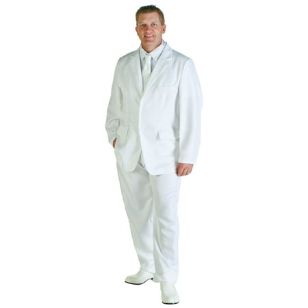 Plus Size White Suit Costume