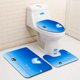 thumbnail image 1 of ABPHQTO Palomas aman en línea eléctrica Juego de alfombras de baño de 3 piezas Alfombra de baño Alfombra de contorno y tapa de inodoro ABPHQTO  Cont-CHAPPLE-26168, 1 of 2