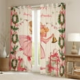 thumbnail image 2 of Manfei Kawaii Princess Black Out Curtains for Girls, Dreamy Fairy Tale Curtains Pack of 2 (42x63 Each), Christmas Tree Gifts Bedroom Curtains, Window Curtains Bedroom Decor, 2 of 6