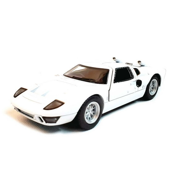 Kinsmart 5" Die-cast: 1966 Ford GT 40 MKII (White) 1/32 Scale