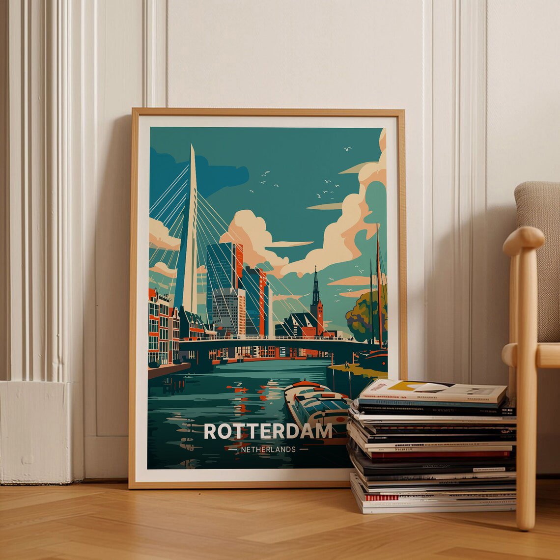 Rotterdam Netherlands Cityscape Wall Decor