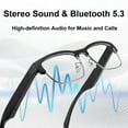 thumbnail image 5 of AI Translation Glasses Supporting 164 Languages,Smart Glasses with AI Chat GPT&Deepseek R1,Bluetooth Glasses for Men Women,Music Playback & Hands-Free Calling,Anti-Blue Light Lenses, 5 of 7