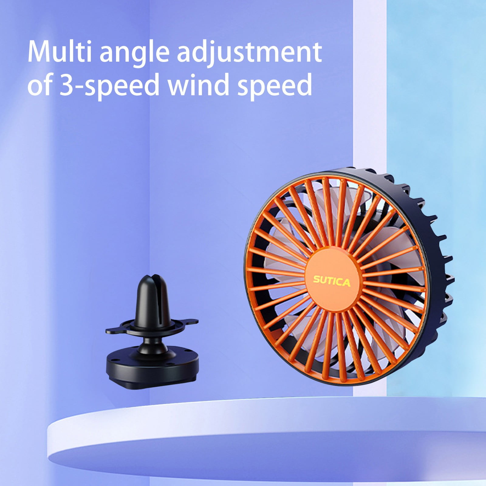 Desk Fan VibHome Clearance of savings! Car Mounted Wireless Powerful Car Fan