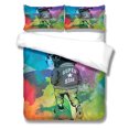thumbnail image 1 of Sistema de edredón Skateboards Microfiber Duvet Funda Almohada Shams Boys Durmiente Artículos para el hogar Dibujos animados Imprimir Juego de cama S 3 Piezas Vogacara HA012069-02, 1 of 7