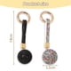 thumbnail image 3 of 2 uds llavero de bola de cristal brillante de moda bolso de coche bolso colgante llavero para mujeres niñas regalo, 3 of 5
