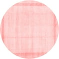 thumbnail image 1 of Ahgly Company Indoor Round Solid Red Modern Area Rugs, 6' Round, 1 of 4