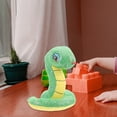 thumbnail image 3 of LOLIPPYY Cartoon Stuffed Animal Toy Snake Green Plush Design 1Pcs for Party Atmosphere Creation, 3 of 6