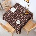 thumbnail image 2 of Dark Christmas Animal Pattern Square Tablecloth,Waterproof Square Table Cover,Wipeable Spillproof Washable Table Cover for Home Kitchen Party Decor 42"X42"(107x107cm), 2 of 6