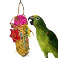 thumbnail image 3 of Paquete de 4 juguetes trituradores de pájaros, juguetes para masticar loros pequeños, jaula para loros, juguete colgante para pájaros pequeños, periquitos, loros, agapornis, cacatúas, 3 of 5