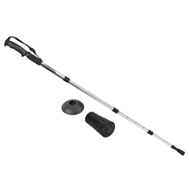 Uxcell Bâtons de Randonnée, Bâtons de Randonnée Pliables 43 Pouces avec Panier de Boue, Argent