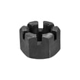 thumbnail image 4 of Unique Bargains Écrou Hexagonal à Fentes M33x2mm, Grade 4.8 Acier Carbone Écrou Château Hexagonal, Noir, 4 of 6