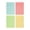 Light blue #64-331, variant on Large Lined Sticky Notes 6" 4-Color Assorted Self-Adhesive Memo Pads 100 Sheets Easy to Post Adhesive Notes for Home Office Message Reminder