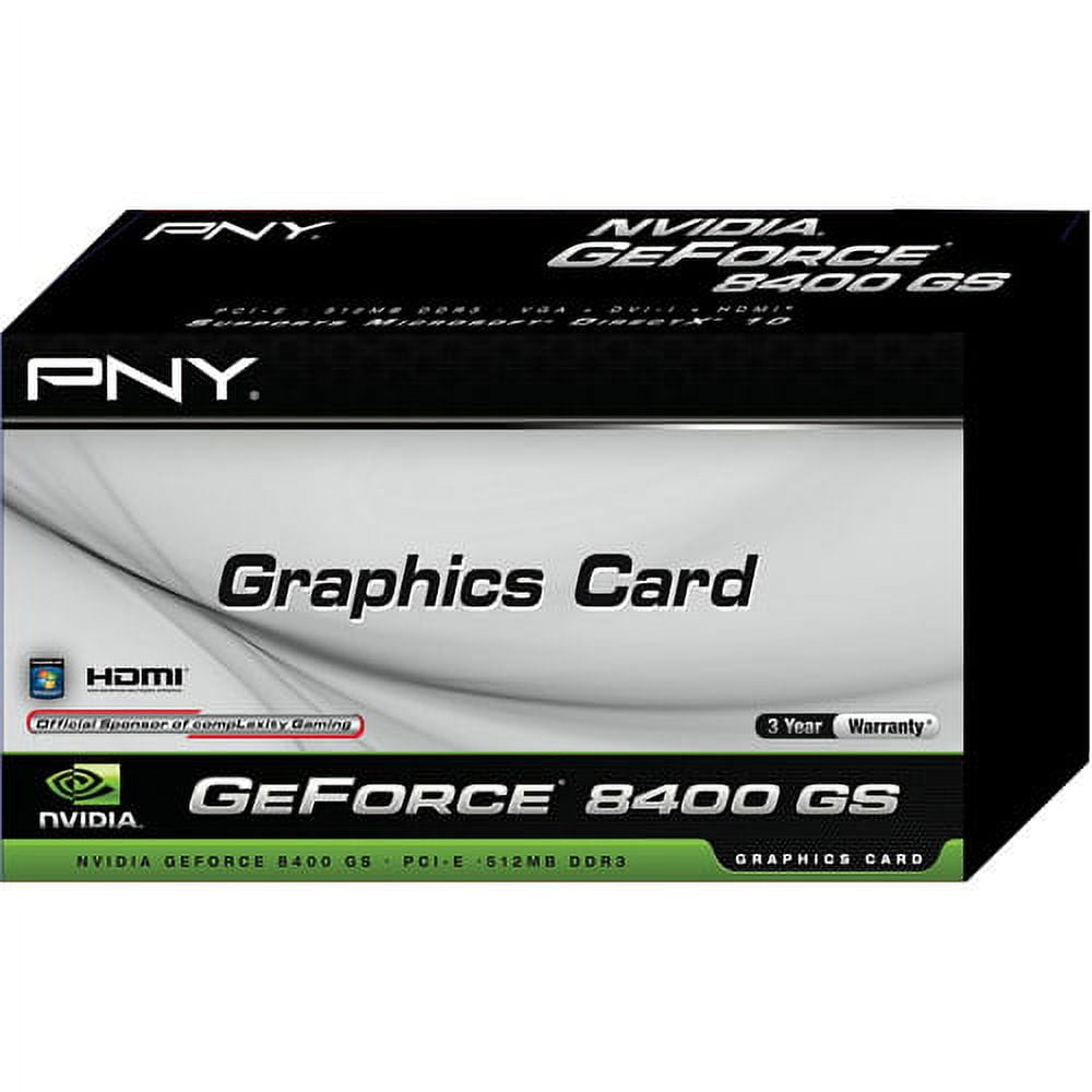 PNY NVIDIA GeForce 8400 GS Graphic Card 512 MB DDR3 SDRAM