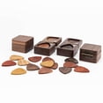 thumbnail image 4 of LJNYFDC Guitar Picks Container Wooden Guitar Picks Holder Storage Box Lightweight Portable Handcrafted Guitar Picks Storage Container for Musicians, 4 of 5