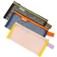thumbnail image 1 of Estuche para lápices de 3 piezas, estuche transparente para lápices de examen, estuche para bolígrafos con cremallera de malla, estuche para almacenamiento de lápices de nailon, estuche para, 1 of 6