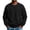 Black #49, variant on Men's Sweatshirt Crew Neck Long Sleeve Solid with Chest Pocket Warm Cozy Comfortable Everyday Pullover Basic Top for Fall Winter Everyday Wear and Weekend Outings White 2XL