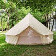 thumbnail image 4 of Outdoor Waterproof 4-Season  Cotton Canvas Yurt Tent 5M/16.4ft Bell Tent With Stove Hole (Side Wall), For Family Glamping, 4 of 10