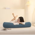thumbnail image 6 of Round Neck Pillow Cylinder Pillows, Soft and Comfortable, Skin-friendly Neck Bolster Pillow Roll for Ankle Bed Vertebra Stomach Leg, 6 of 7