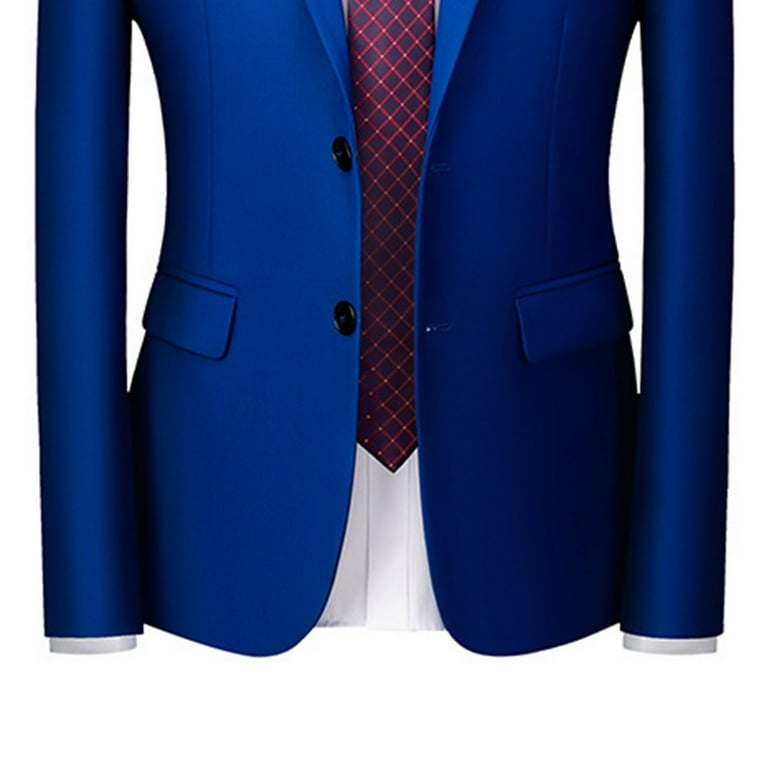BSDJILFG Young Men's Formal Suits 3-Piece Business Casual Outfits