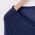 thumbnail image 7 of Women's Stylish Casual Solid Color Pocket Loose Comfortable T Shirt Top Athletic Women Women's Long Sleeved Shirts Long Exercise Shirts Women Womens Workout Shirts Loose Fit Casual Shirts Women, 7 of 7