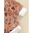 thumbnail image 6 of Bagilaanoe Newborn Baby Girl Boy Oversized Romper Sweatshirt Long Sleeve Bodysuit Heart Print Pullover 6M 12M 18M 24M Infant Fall Tee Tops, 6 of 8