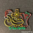 thumbnail image 3 of Glowneon Joy To The World Jesus Cross Neon Sign, Jesus Cross Led Sign, Merry Christmas Sign, 3 of 4