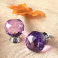 thumbnail image 4 of Uxcell 30mm Diamond Crystal Glass Drawer Knobs for Kitchen Cabinet Cupboard,1/6/8/10/20Pcs,High-gloss, 4 of 7
