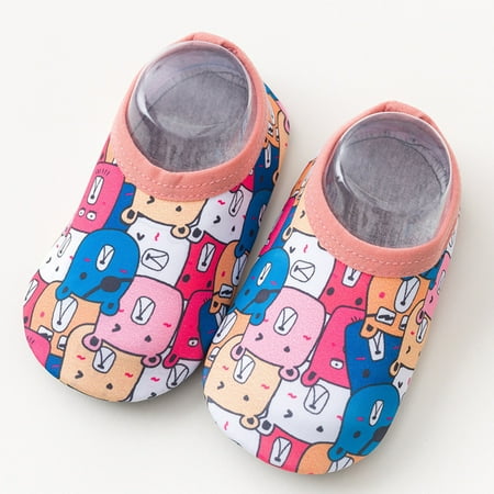

Hunpta Cartoon Swim Shoes Water Non-Slip Girls Shoes Socks Boys Baby Barefoot Aqua Kids Baby Shoes
